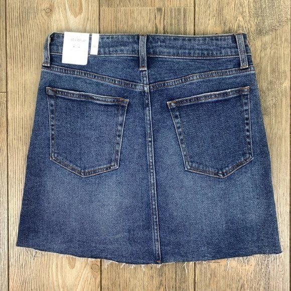 SOLD! STS Blue Emily Raw Hem Denim Mini Skirt - Picture 3 of 9